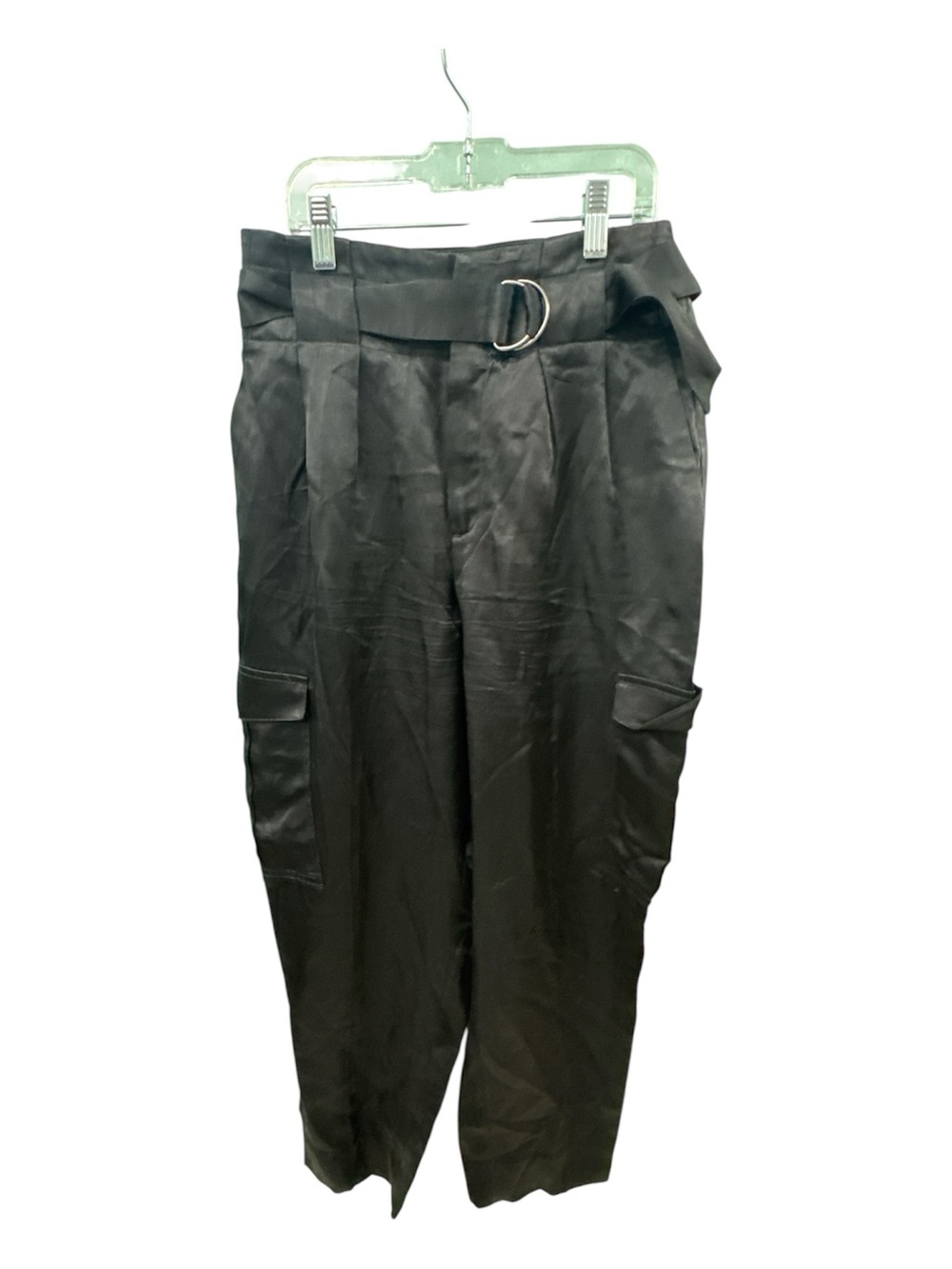 Banana Republic Black Cargo Pants with D-Ring Belt